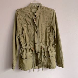 Olive green light weight jacket